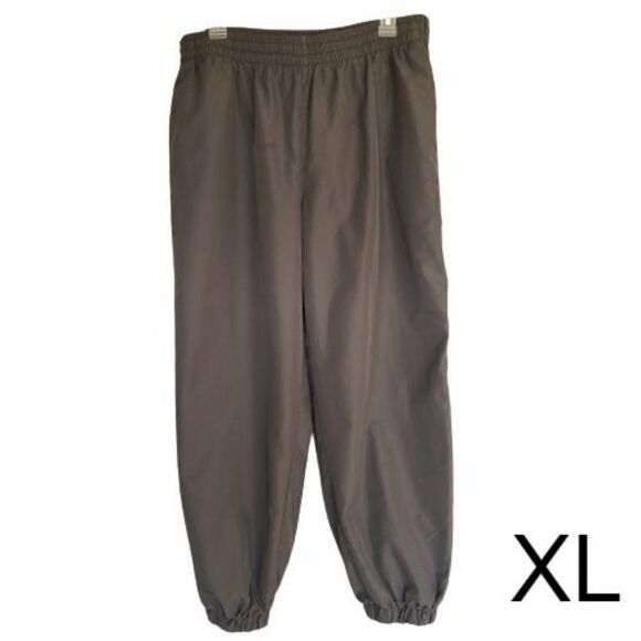Men's Grey Joggers Athletic Pants Track Wind Pants XL - Picture 1 of 5